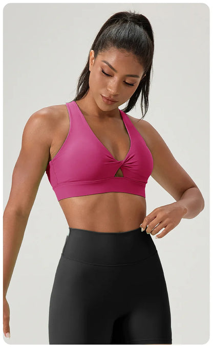 Yoga bra detachable padding quick-drying