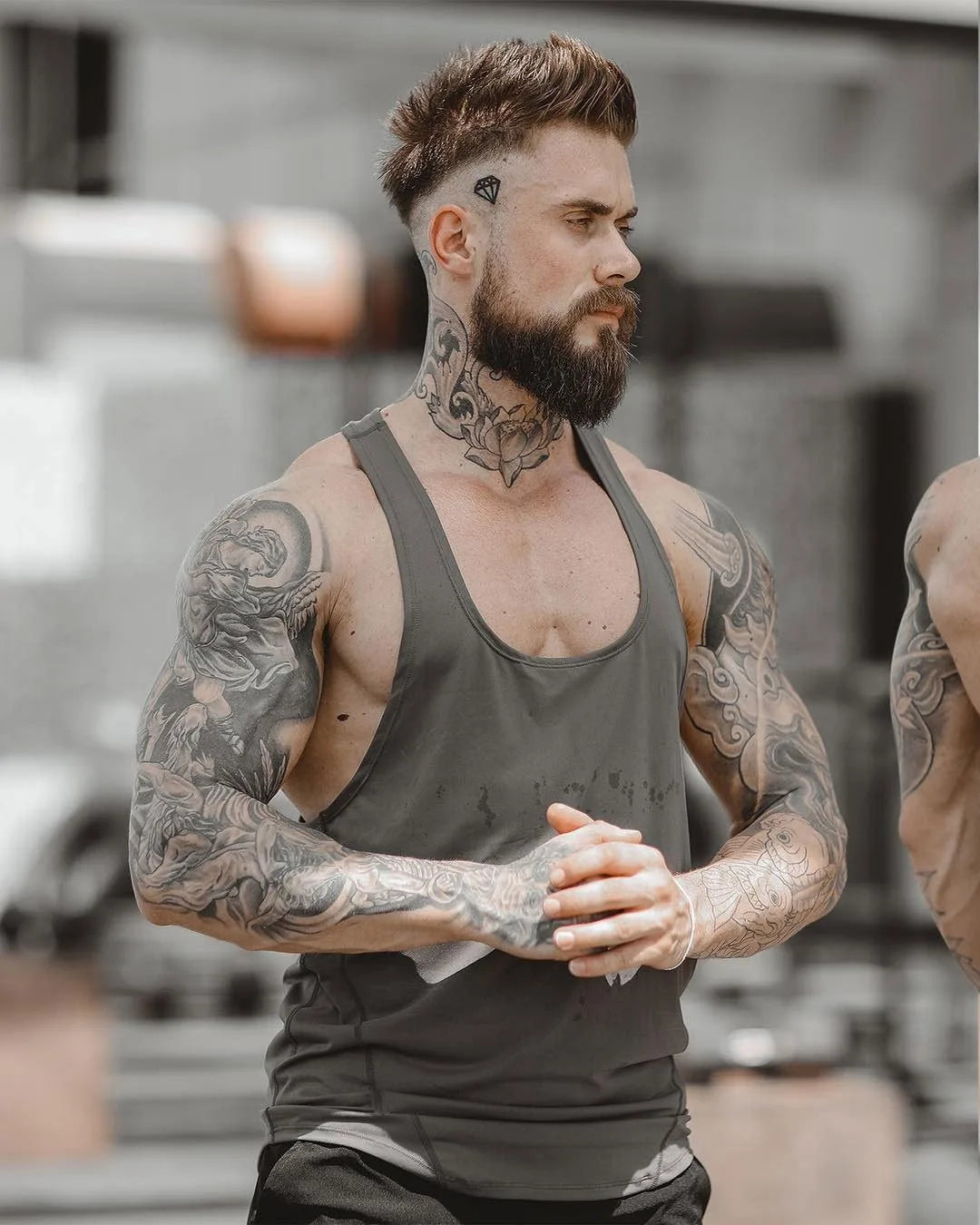 Gym Stringer Tank Top Muscle