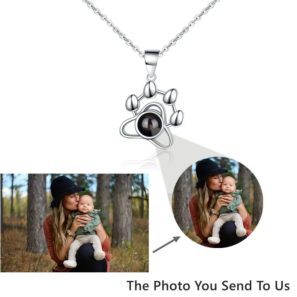 Personalized Photo Projection Necklace