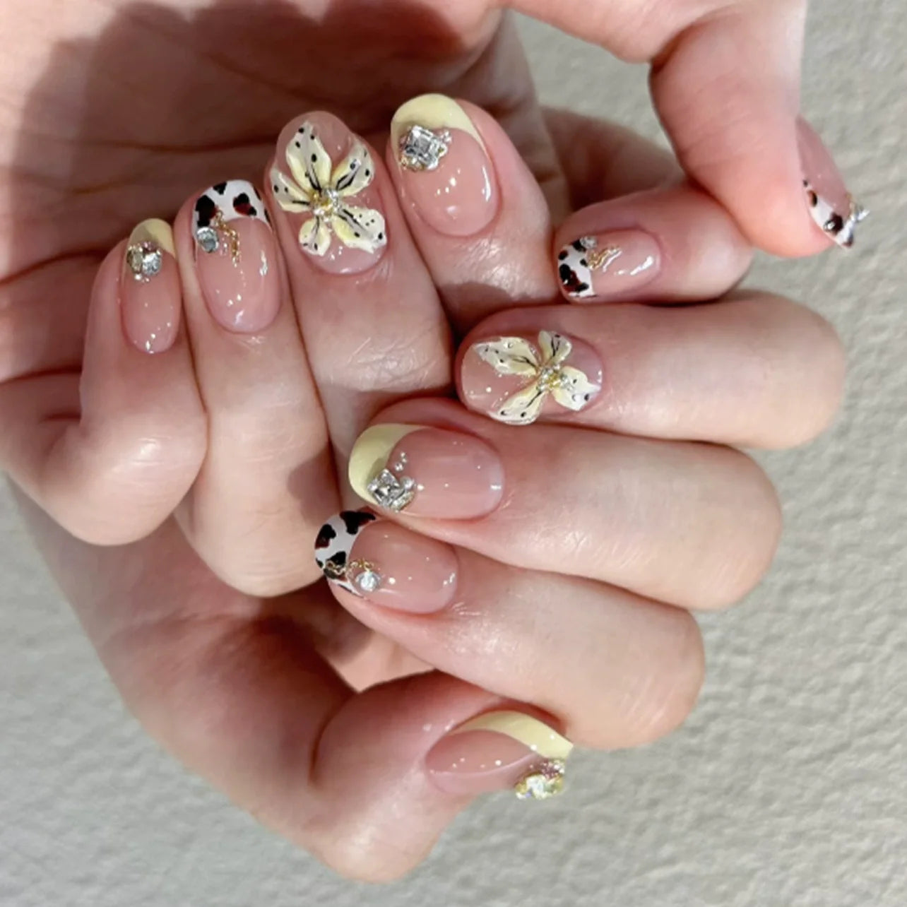 Ballerina French Nail Tips