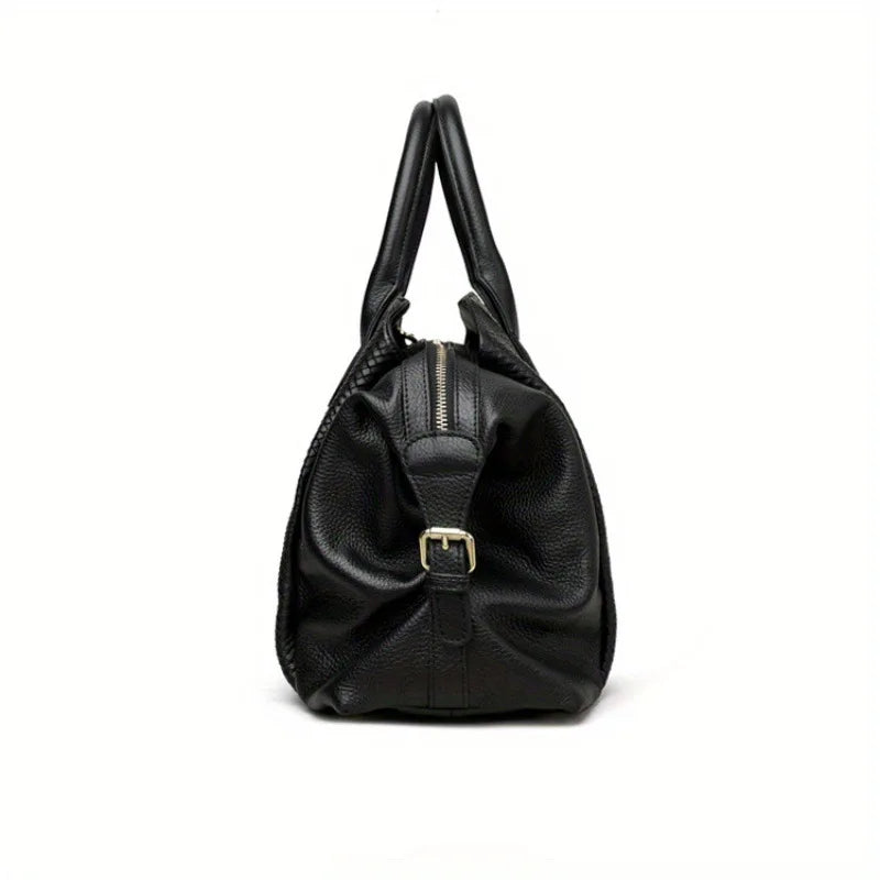 Polyester Solid Zipper Crossbody Bag