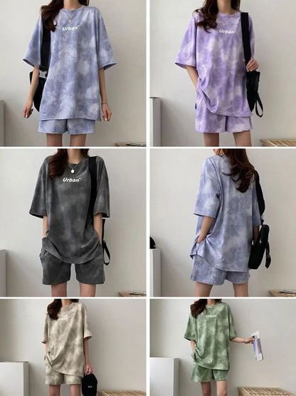 Tie-Dye Knit Set