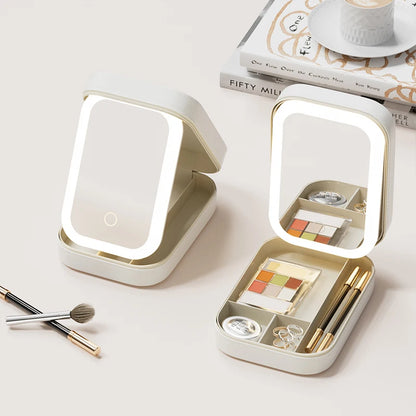 LED Three-Color Adjustable Makeup Mirror