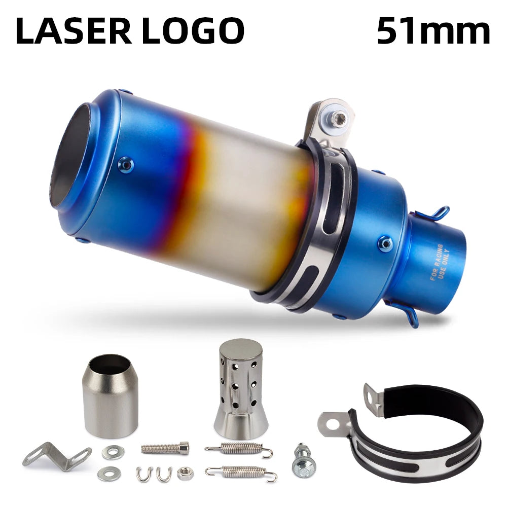 Universal 51mm GP-Project Racing Exhaust Muffler