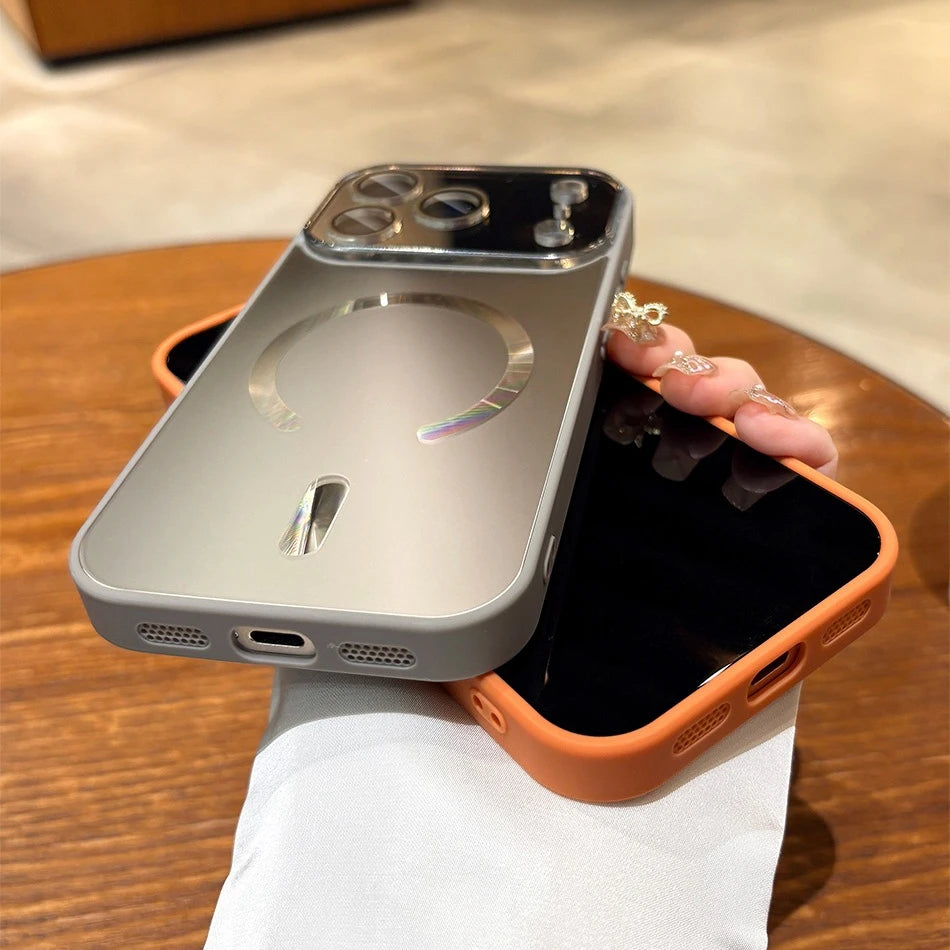 Fashion Magnetic Case for iPhone 17 Pro Max | 17 Pro | 16 Pro Max | 16 Pro | 15 Pro Max | 15 Pro