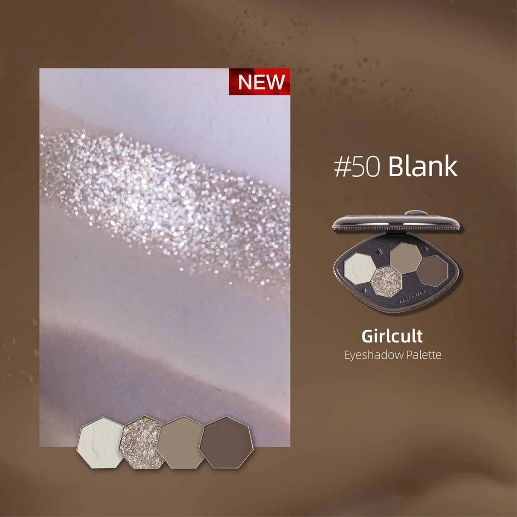 4 Color Shimmer Eyeshadow Palette