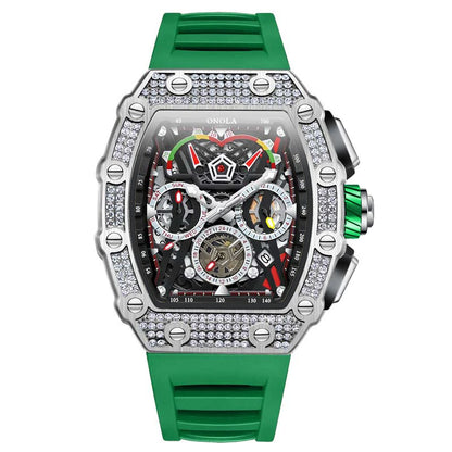 Multifunctional Barrel Quartz Watch
