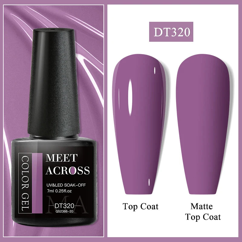 MEET ACROSS Matte Gel Polish