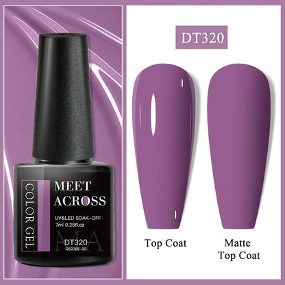 MEET ACROSS Matte Gel Polish