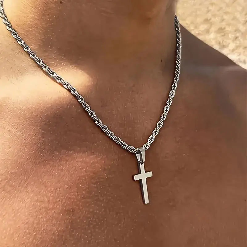 Metal Cross Stainless Pendant Party