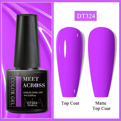 MEET ACROSS Matte Gel Polish
