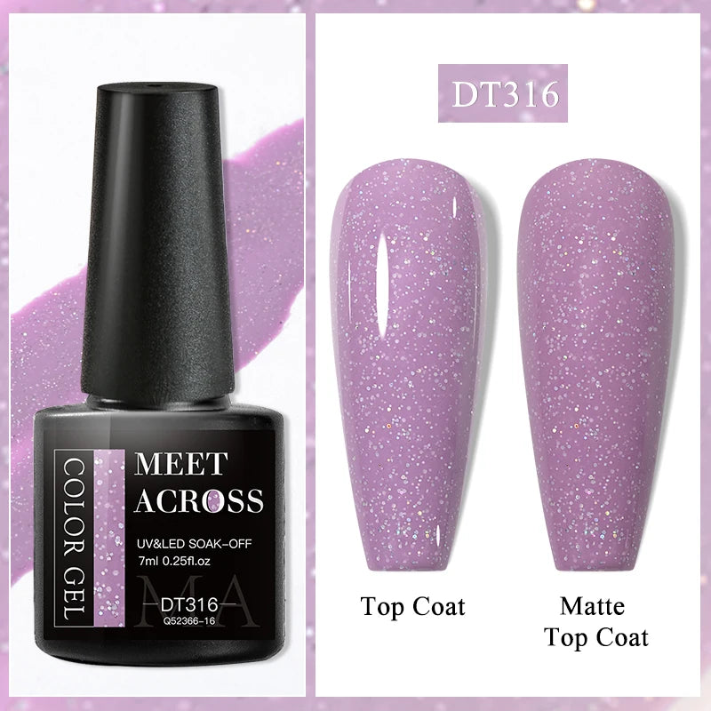 MEET ACROSS Matte Gel Polish