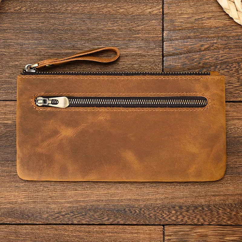 Leather Long Wallet