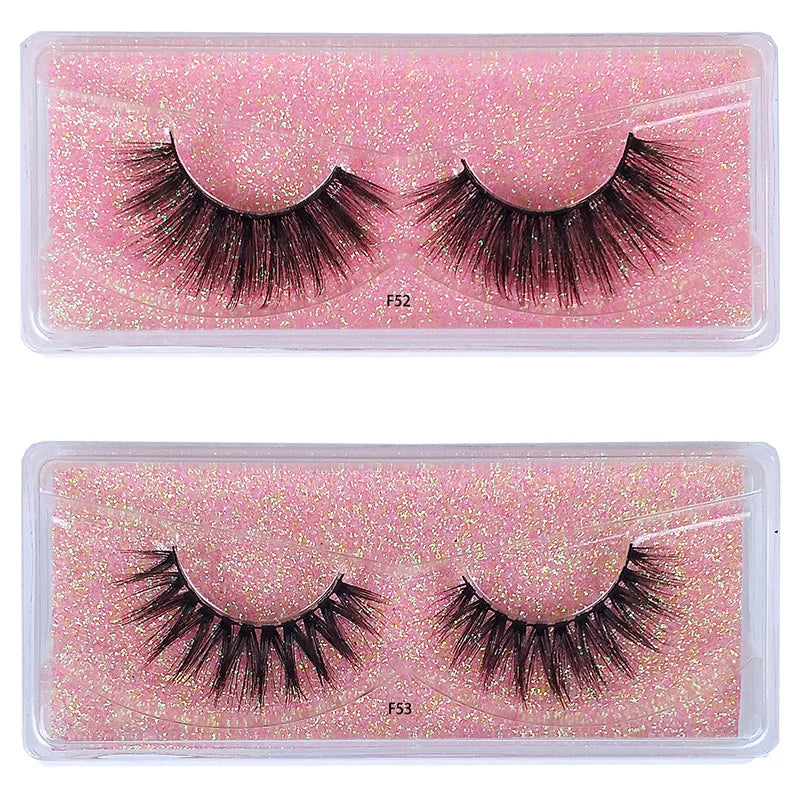 Natural Long Strip Eyelashes Set
