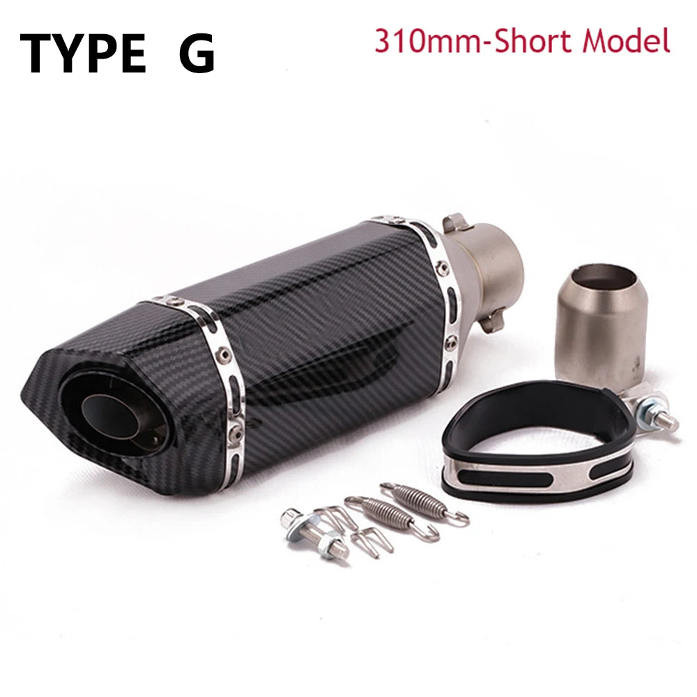 Universal 51mm Stainless Steel Exhaust Muffler Tube