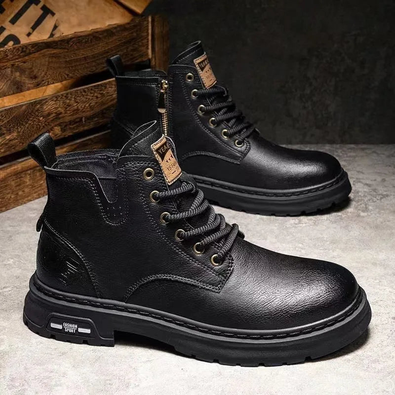 Retro High-Top Short Boots