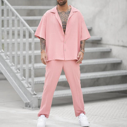 Solid Color Spring Summer Suit