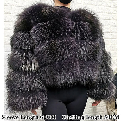 Raccoon Dog Fur Jacket