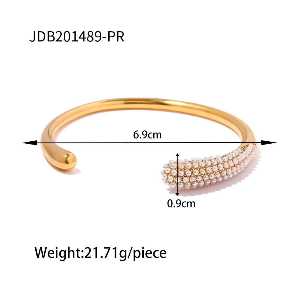 Gold Stainless Steel Cuff