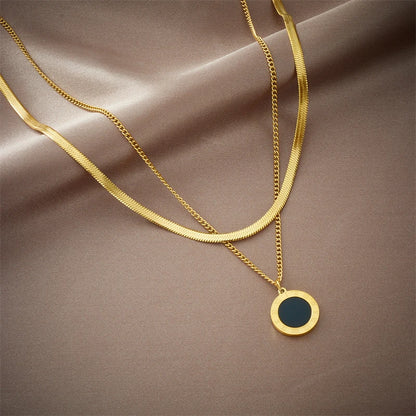 Roman Numeral Pendant Necklace