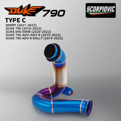 KTM Duke 790/890 Exhaust Mid-Link Pipe