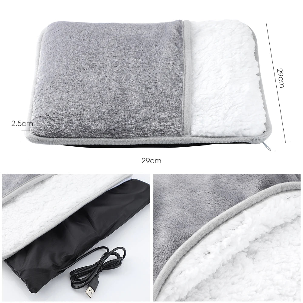 Flannel Electric Foot Warmer