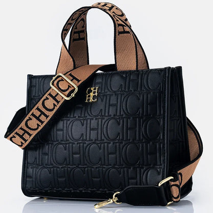 Monogram Print PU Tote