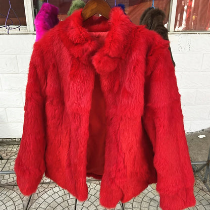 Rabbit Fur Bolero Jacket