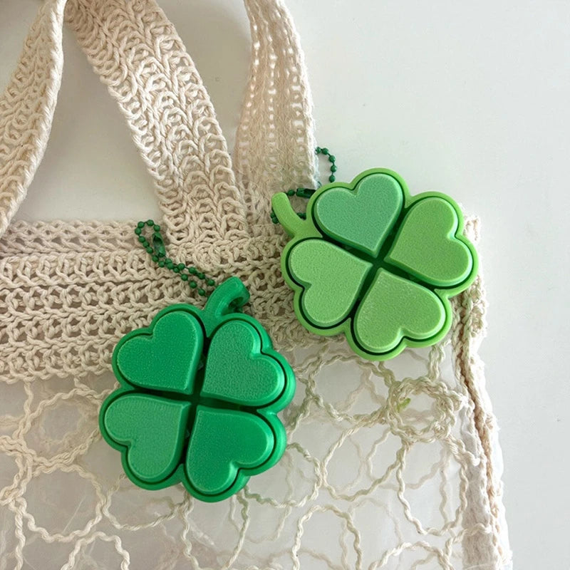 Clover Keycap Keychain LED Clicker