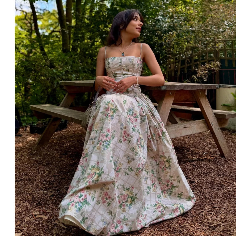 Printed Fit & Flare Dress