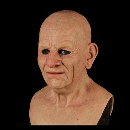 Elderly Face Latex Mask