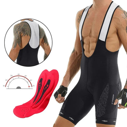 X-Tiger Cycling Bib Shorts Pocket