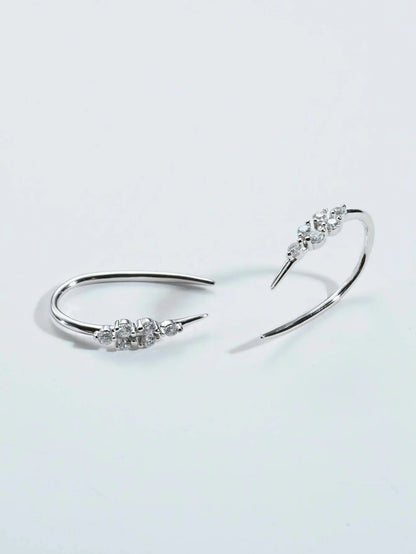 Sterling Silver Huggie Earrings
