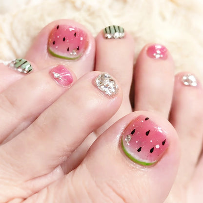 Yadornos 24Pcs Toe Nail Set