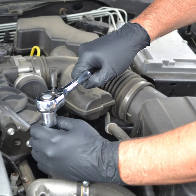 Powder-Free Nitrile Cleaning Gloves