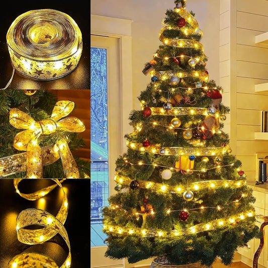 LED Christmas Ribbon Lights