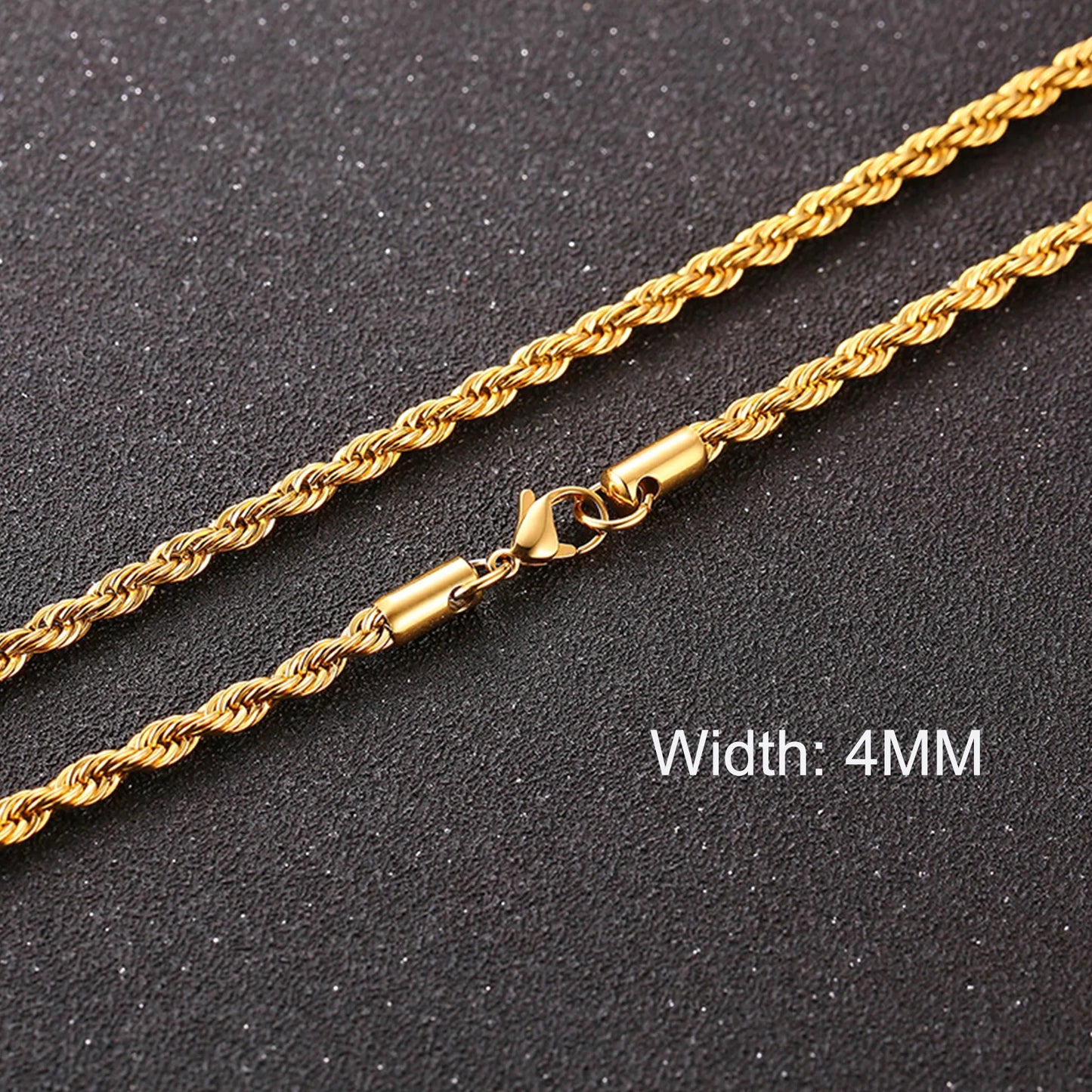 Metal Round Stainless Cuban Chain Party