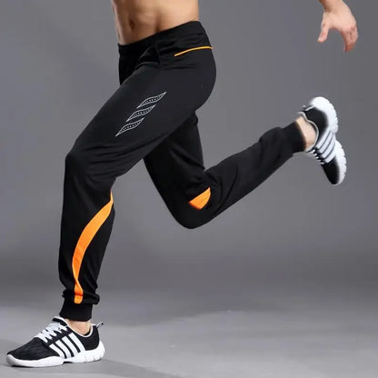 Sport Running Zipper Pockets Training Trouser