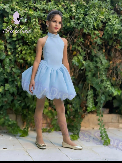 Ivory Tulle Flower Girl Dress