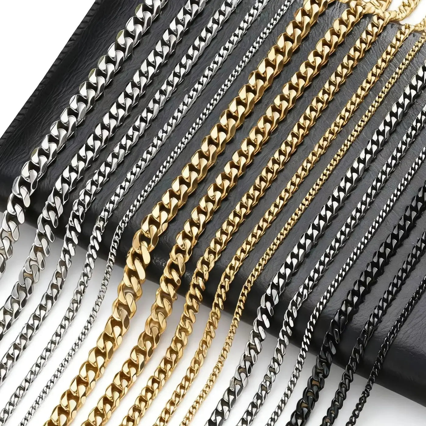 Metal Round Stainless Cuban Chain Party