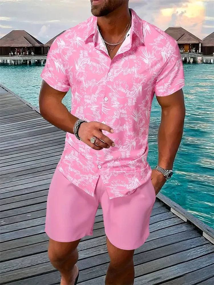 3D Print Hawaiian Shirt Set