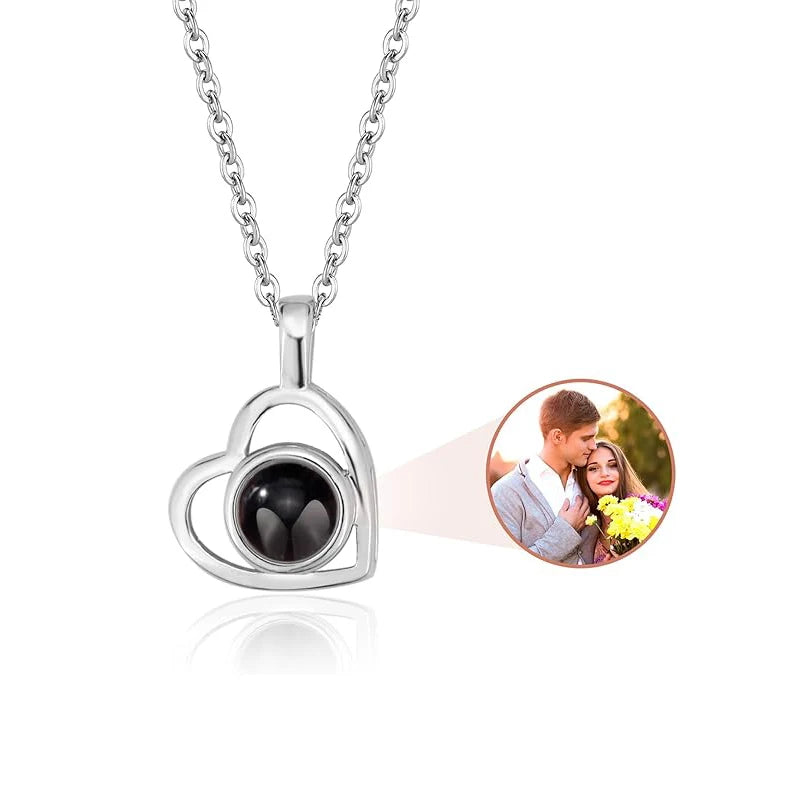 Personalized Photo Projection Necklace