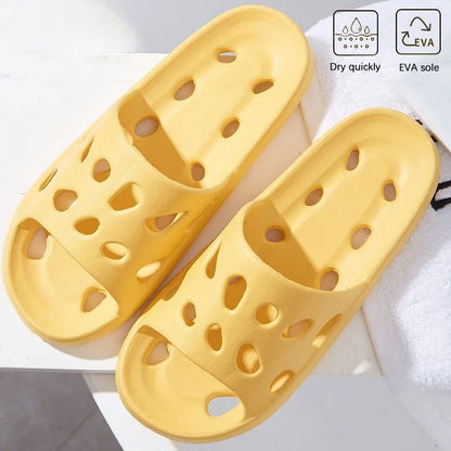 Bathroom House Cheese Flip Flops