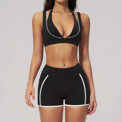 Striped Yoga Set