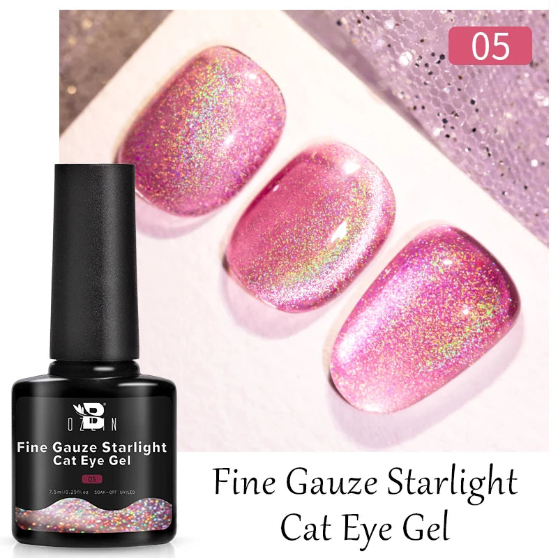 Pink Cat Eye Gel Polish