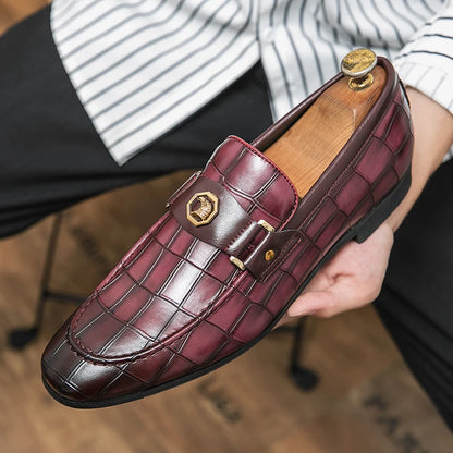 Black Round Toe Loafers