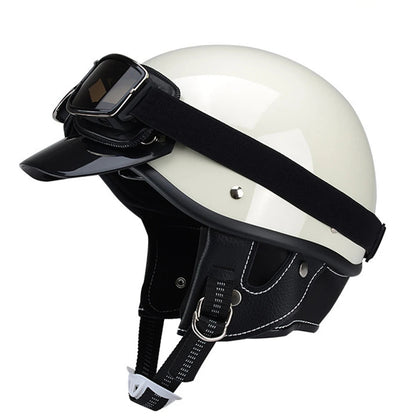 HEROBIKER Vintage Open-Face Half Helmet