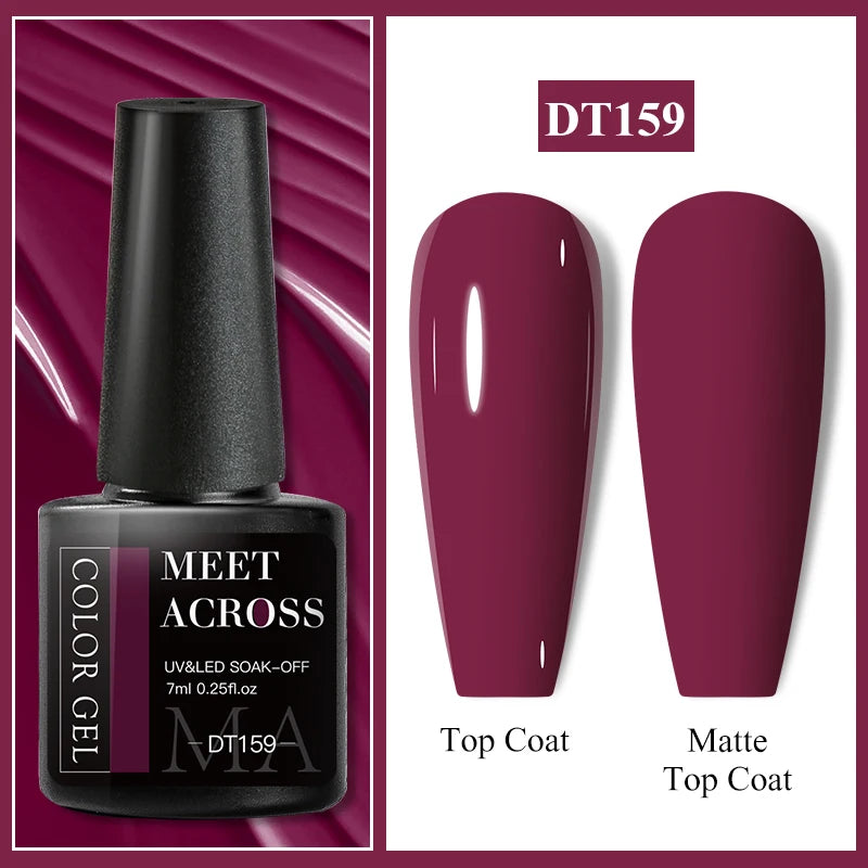 MEET ACROSS Matte Gel Polish