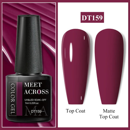 MEET ACROSS Matte Gel Polish