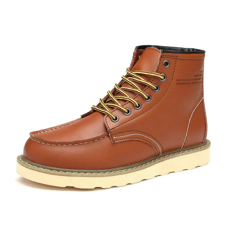 Waterproof Leather Motorcycle Boots